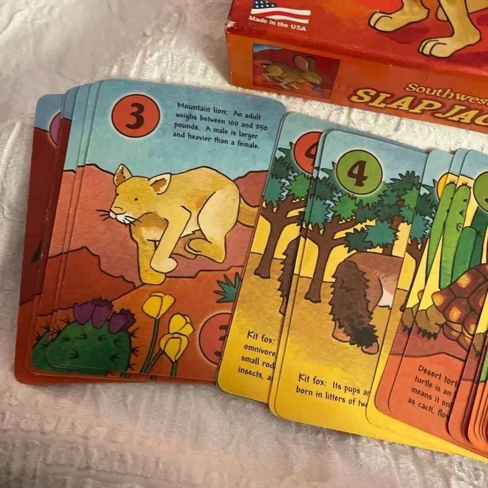 Southwest Slap Jack Card Game COMPLETE Jr RangerLand Haywood 2012 Kids